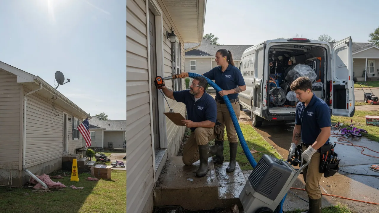 Ceiling Water Damage Restoration in Melbourne, KY near me